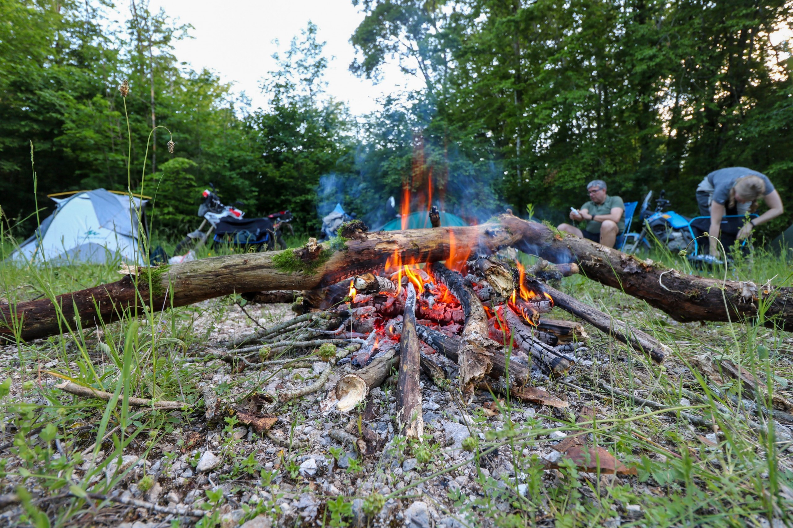 Wild kamperen